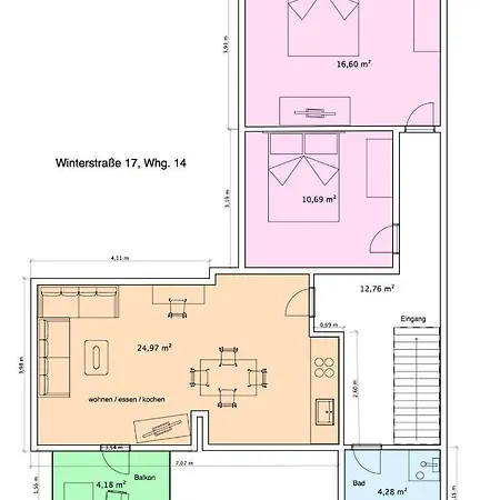 Winterstrasse 17 Fewo 14 * 노르데메이